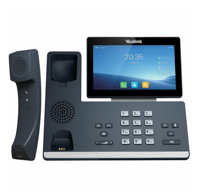 Yealink T58WP 16 Line IP HD Android Phone, colour touch screen, BT Handset (BTH58), HD voice, Dual Gig Ports, Built in Bluetooth & WiFi, USB 2.0 Port Yealink T58WP 16 Line IP HD Android Phone, colour touch screen, BT Handset (BTH58), HD voice, Dual Gig Ports, Built in Bluetooth & WiFi, USB 2.0 Port